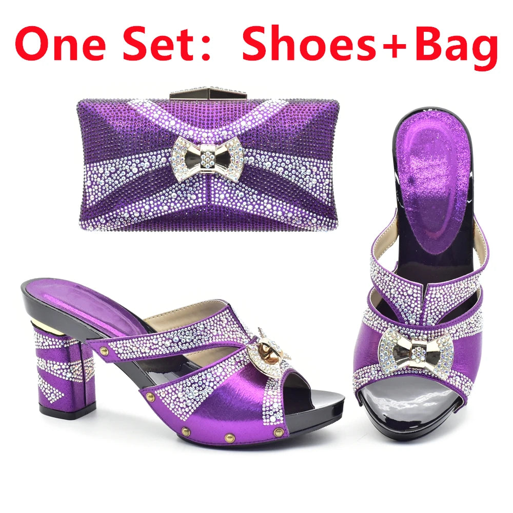 Purple Shoes and Bag