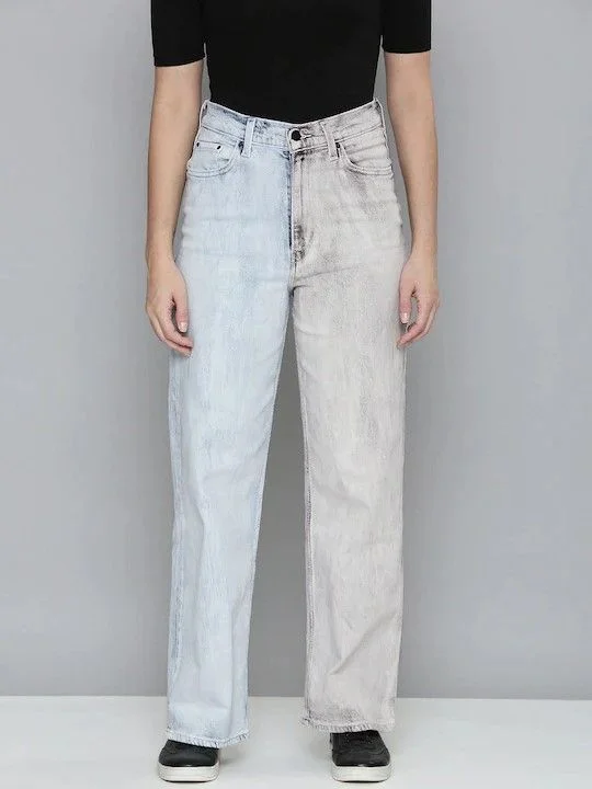 Women's denim jeans with a classic style-Levi's x Deepika Padukone Dual Coloured High Loose Jeans