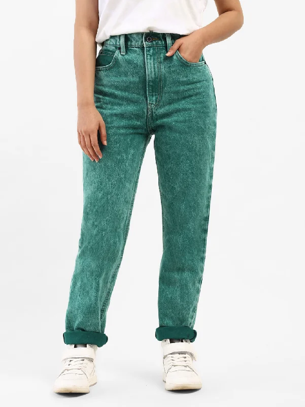 Women's denim jeans with a cargo style-Levi's x Deepika Padukone Emerald High Straight Jeans Women's denim jeans with a cargo style-Levi's x Deepika Padukone Emerald High Straight Jeans