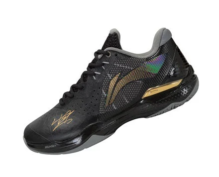 Versatile Heeled Sandals for Any Occasion---Li Ning AxForce Badminton Shoe Unisex [Black] AYAS034-1