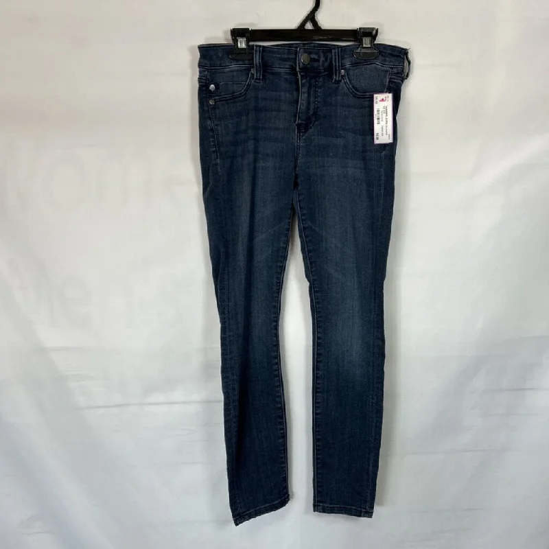 Women's denim jeans with a flower embellishment-Liverpool WOMEN'S JEANS 2