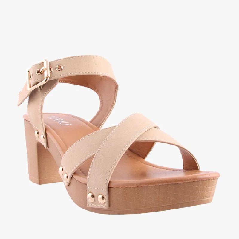 Versatile Heeled Sandals for Any Occasion---LULU NUDE