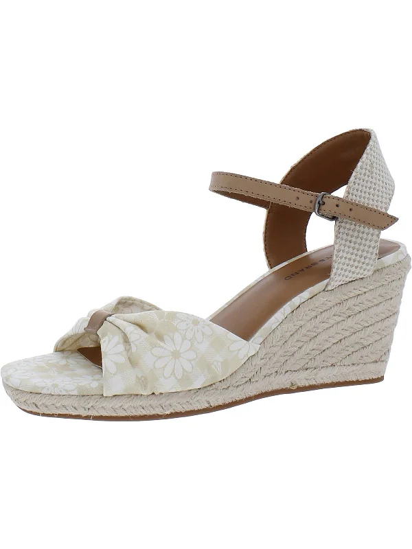 Versatile Heeled Sandals for Any Occasion---Macrimay Womens Mixed Media Wedge Heels