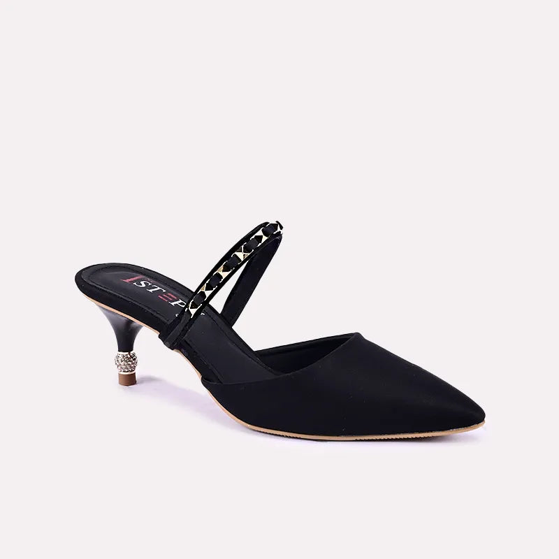 Maren Black Fancy Heel Pumps 0431032