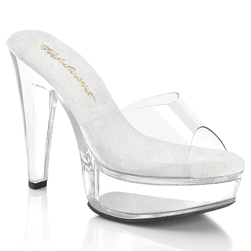 Versatile Heeled Sandals for Any Occasion---MARTINI-501 Clear/Clear