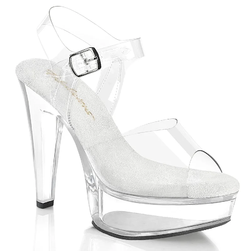 Versatile Heeled Sandals for Any Occasion---MARTINI-508 Clear/Clear