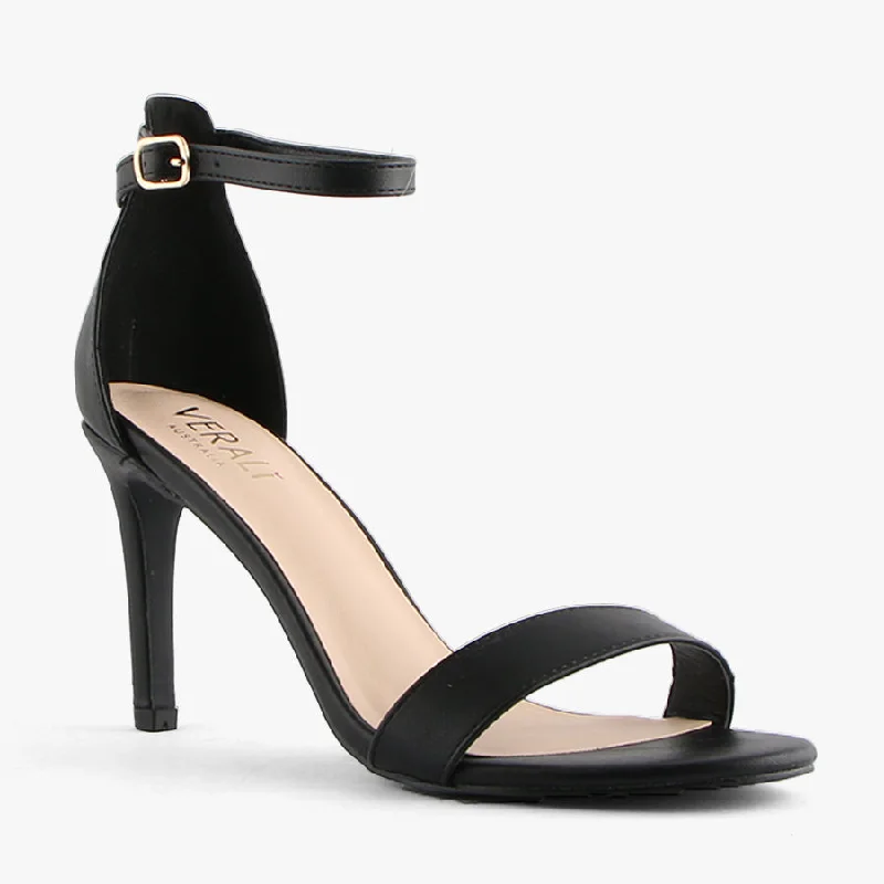 Versatile Heeled Sandals for Any Occasion---MATTIE BLACK