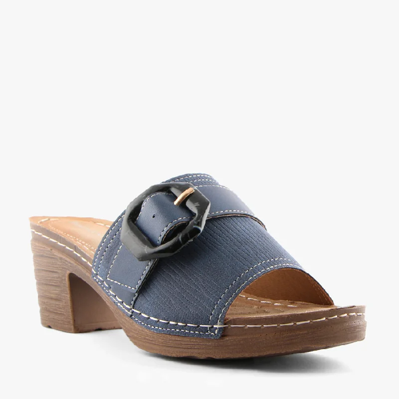 Versatile Heeled Sandals for Any Occasion---MOZY NAVY