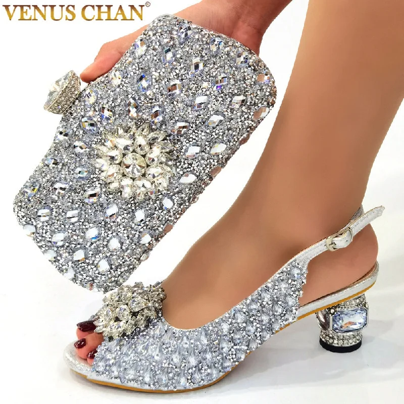 women shoes and bags Party shoes with bags African fashion shoes and bags