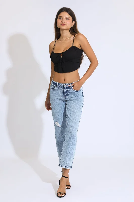 Women's denim jeans top trends in 2025-Next Level Low Rise Straight Jeans - Acid Wash Women's denim jeans top trends in 2025-Next Level Low Rise Straight Jeans - Acid Wash