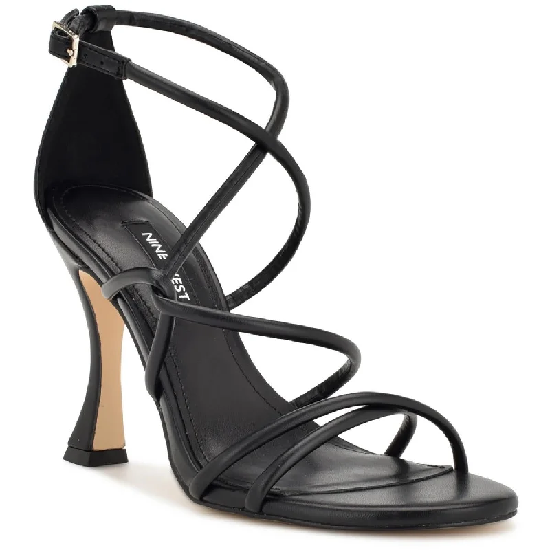 Nine West Womens Besasy 3 Faux Leather Strappy Heels---Affordable Strappy Platform Heels with Premium Quality