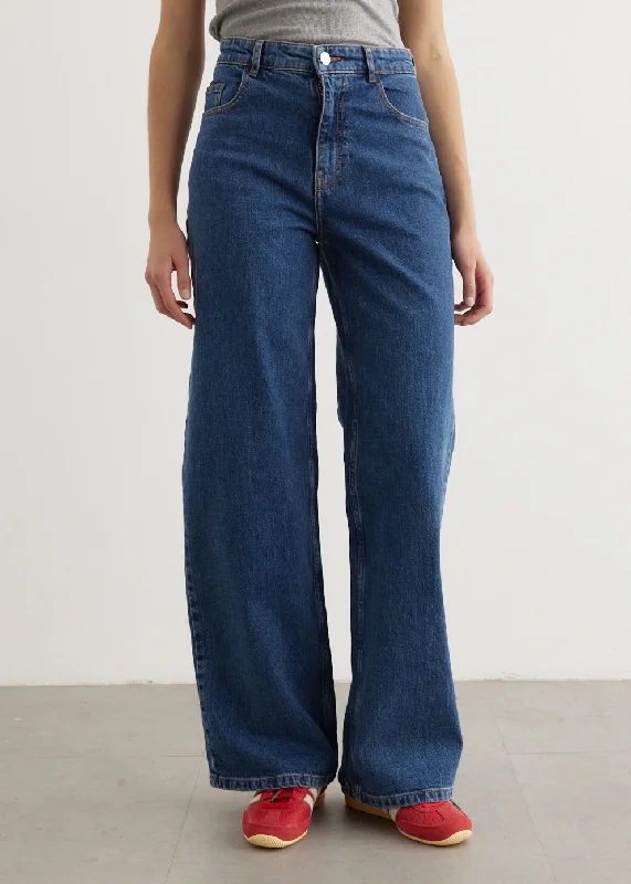 Women's denim jeans with a boho style-Nini Jeans