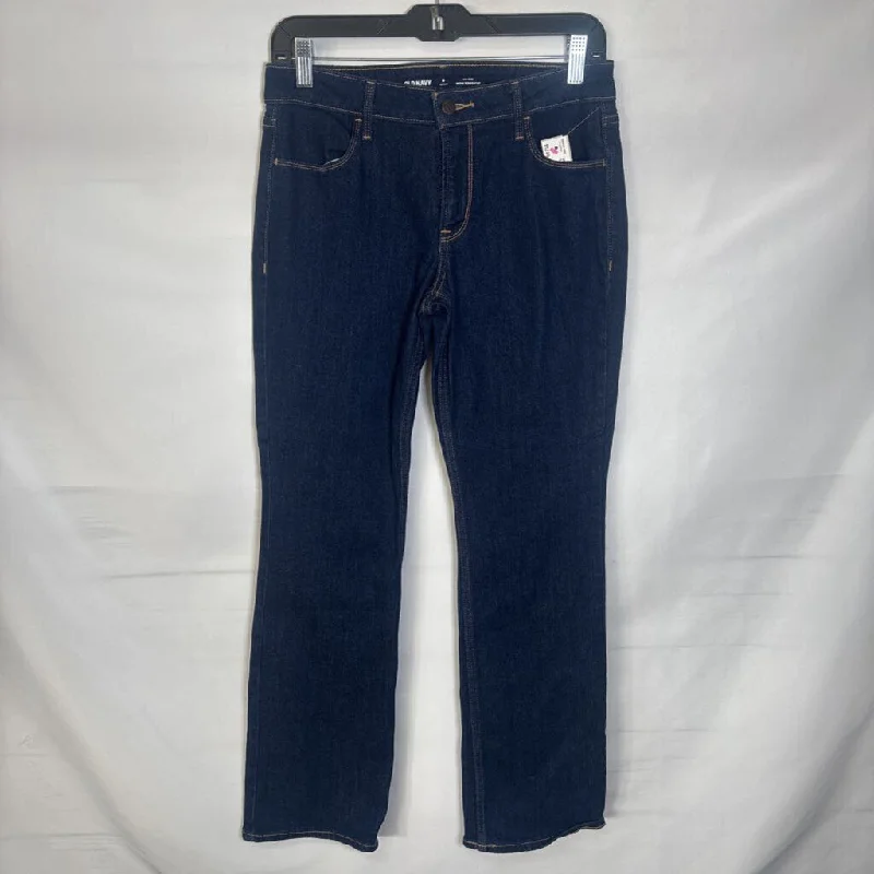 Women's denim jeans with a leather trim-Old Navy WOMEN'S JEANS 6