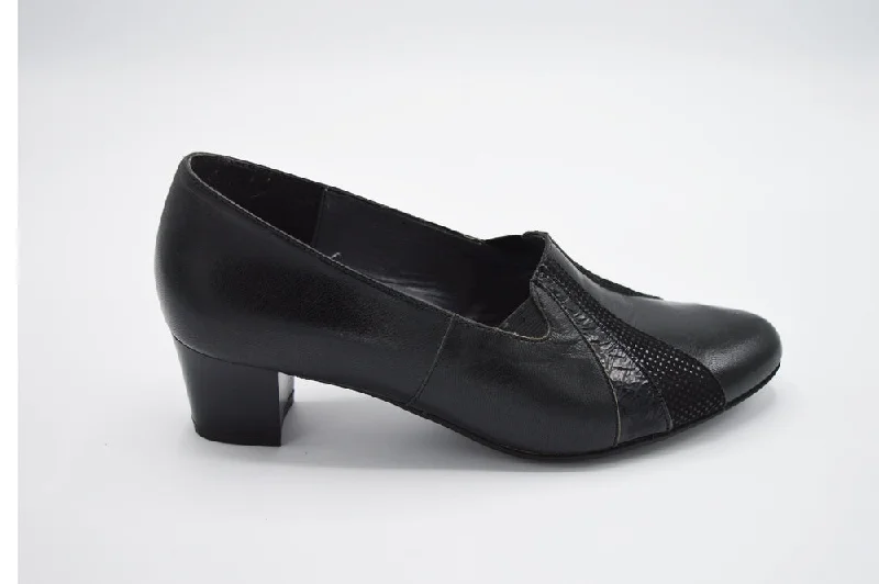 Versatile Heeled Sandals for Any Occasion---Ombelle Fascari Ladies Court Shoe in a 2E fit.