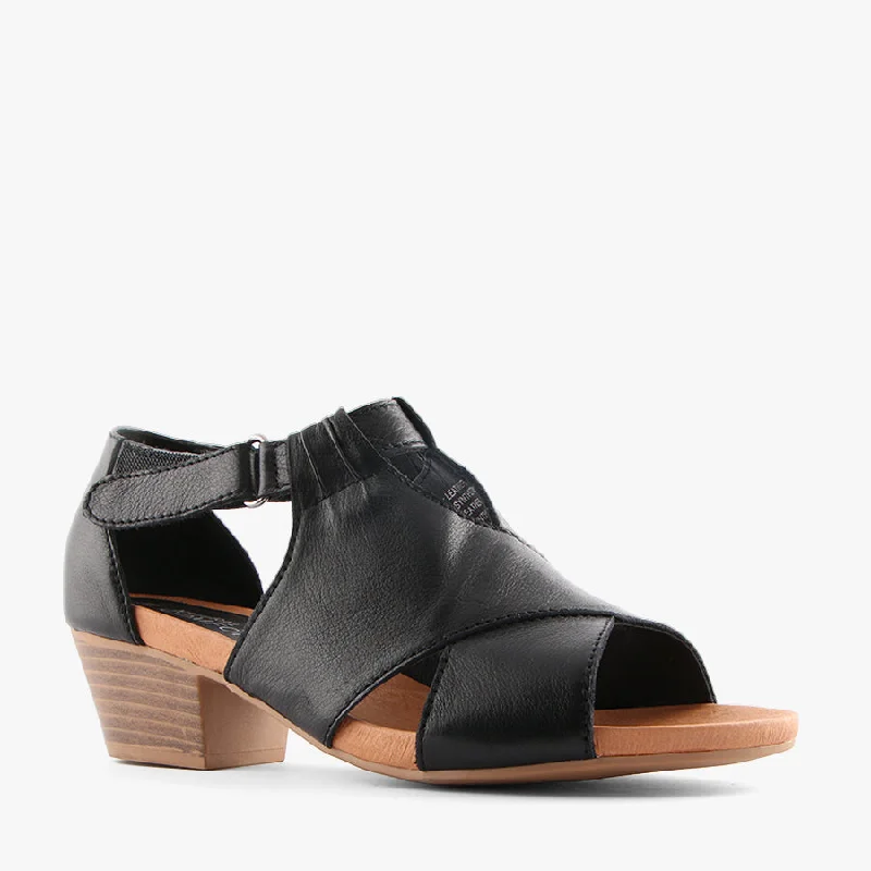 Versatile Heeled Sandals for Any Occasion---OPAL BLACK