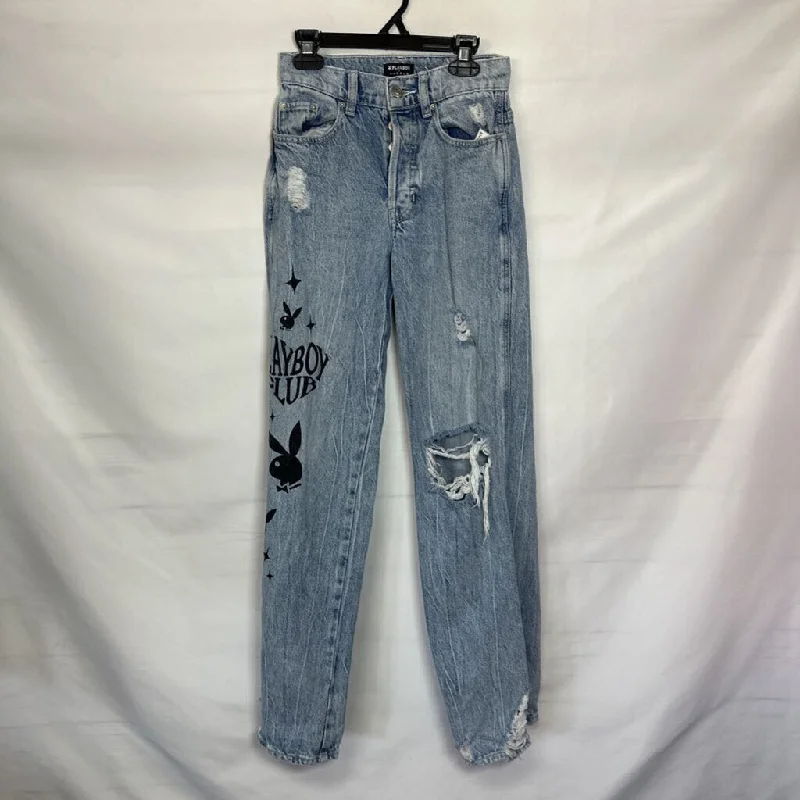 Women's denim jeans with a rigid denim fabric-PACSUN WOMEN'S JEANS 00