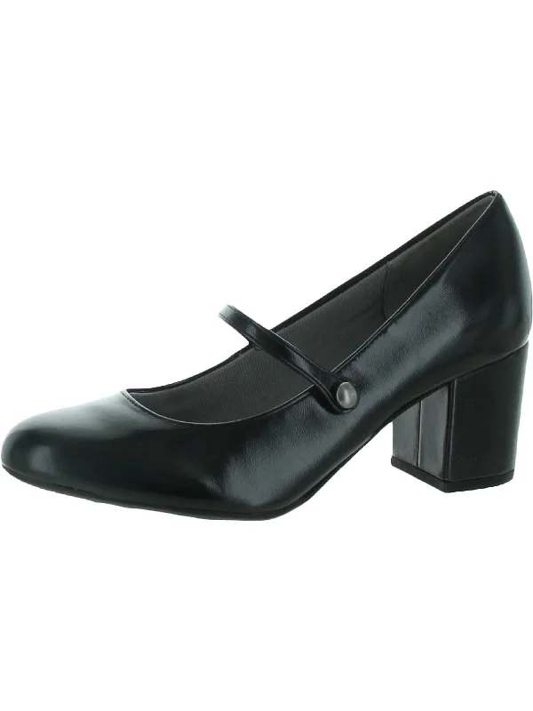 Sleek and Shiny Patent Pump Heels for a Polished Look--Parigi Womens Patent Leather Slip On Block Heels