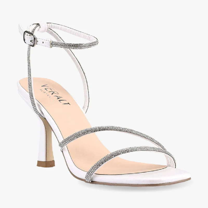 Versatile Heeled Sandals for Any Occasion---PEPPER CHALK