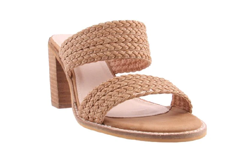 Versatile Heeled Sandals for Any Occasion---PEROMA TAN NUBUCK