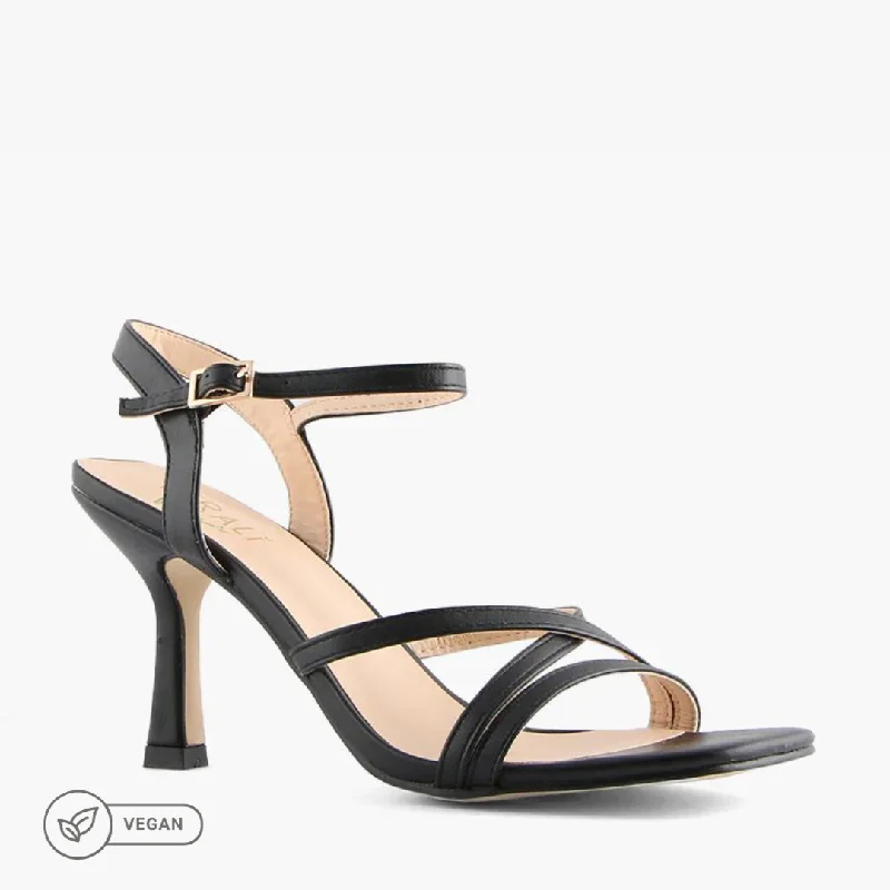 Versatile Heeled Sandals for Any Occasion---PERSIMMON BLACK