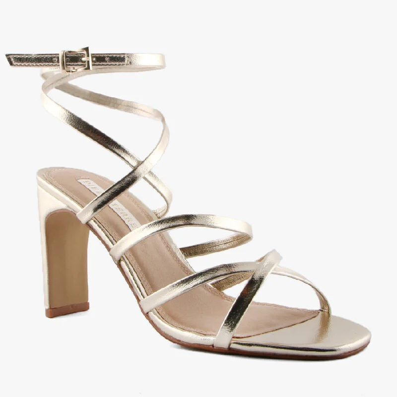 Versatile Heeled Sandals for Any Occasion---PORTMAN GOLD