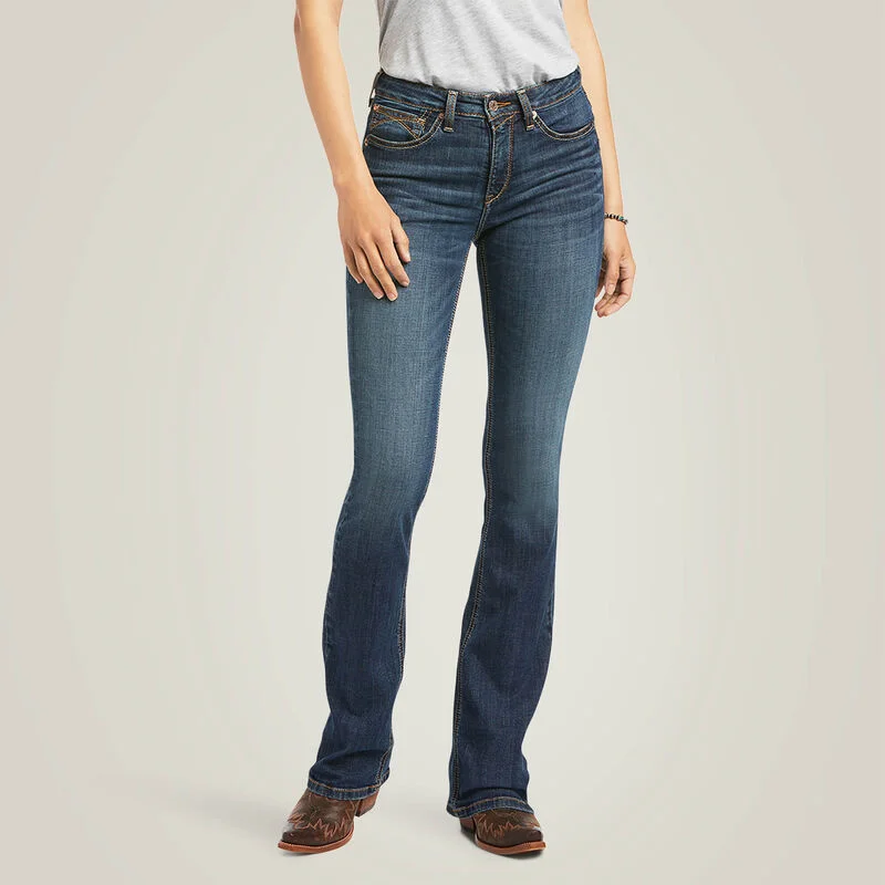 Women's denim jeans with stretch-R.E.A.L. High Rise Fernanda Boot Cut Jean