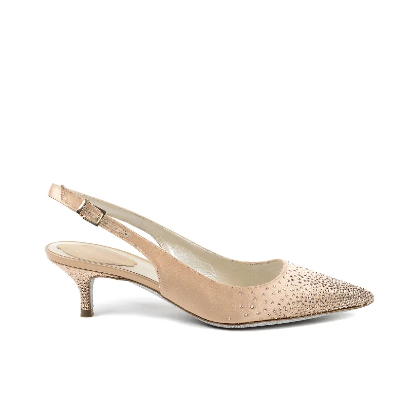 Stiletto Heel Pumps with Perfect Fit--Rene Caovilla by The Blonde Salad Womens Slingback Pump Pink ICE-Fashionable & Classic