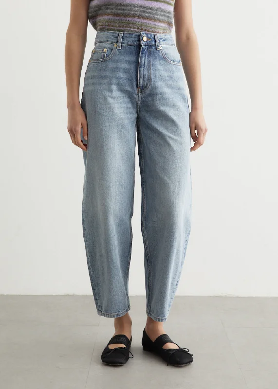 Women's denim jeans on brand plus stylish-Rigid Denim Stary Jeans 32"