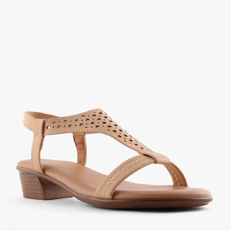 Versatile Heeled Sandals for Any Occasion---RIVAL NATURAL