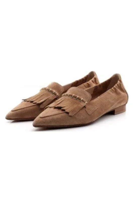 Affordable Suede Ankle Pumps for All-Day Wear--Robertson Madison Alix Suede Loafer 49.654.009 | Silk Madison