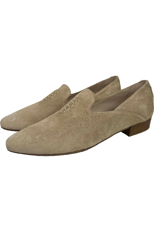 Affordable Suede Ankle Pumps for All-Day Wear--Robertson Madison Geneva Suede Loafer 47.300.065 | Silk Juta