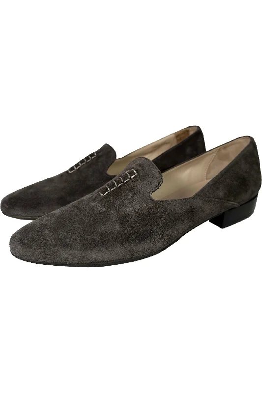 Affordable Suede Ankle Pumps for All-Day Wear--Robertson Madison Geneva Suede Loafer 47.300.065 | Silk Lava