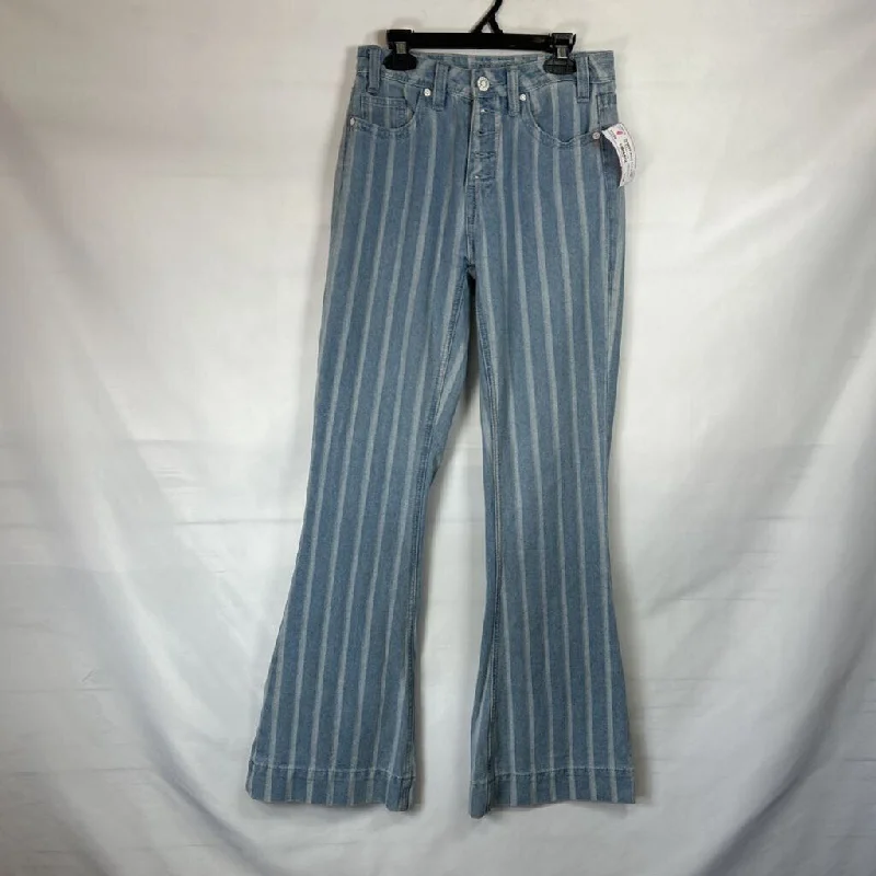Women's denim jeans with a horn embellishment-Rock & Roll WOMEN'S JEANS 0