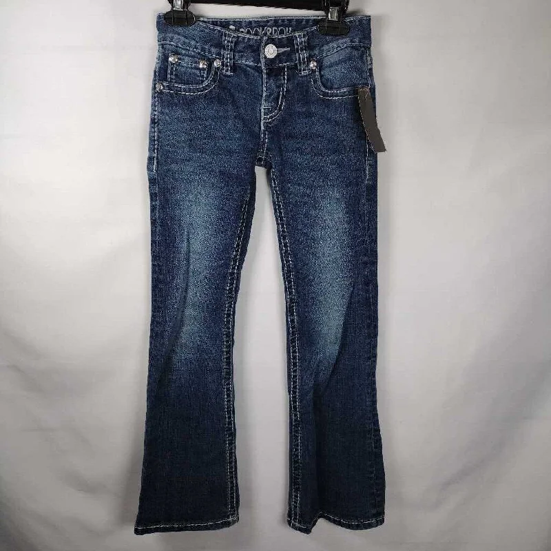 Women's denim jeans with a charity cause design embellishment-Rock & Roll WOMEN'S JEANS 7