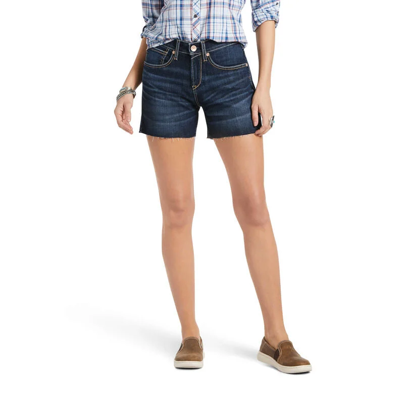 Women's denim shorts with high waist-Rosa 5" Short- Florida
