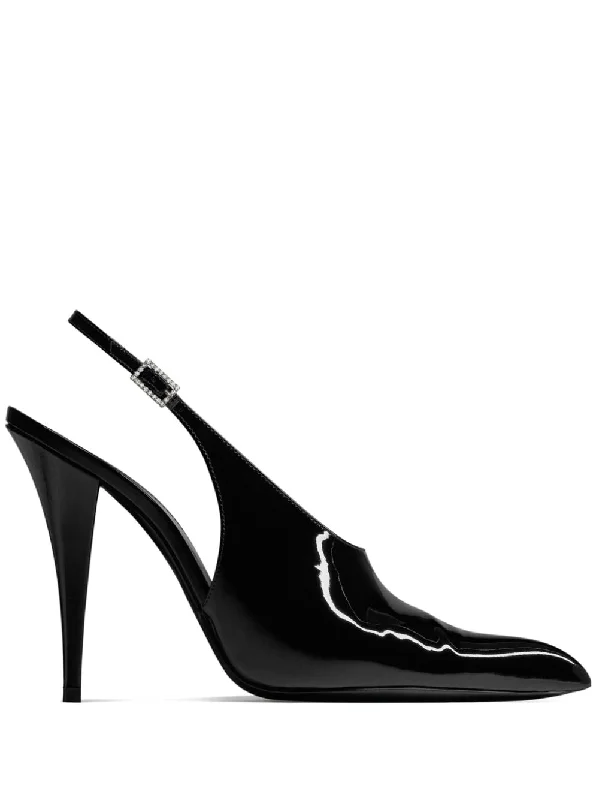 Versatile Heeled Sandals for Any Occasion---Saint Laurent  With Heel Black