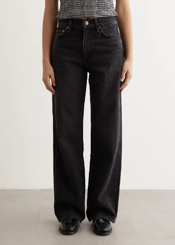 Women's denim jeans where can get fit for the women's Jeans-Shea High-Rise Relaxed Straight Jeans