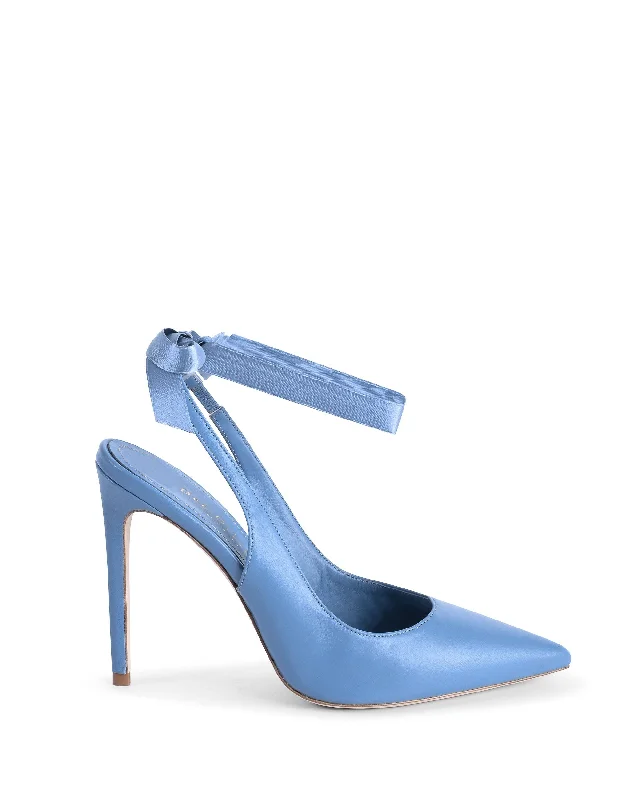 Stiletto Heel Pumps with Perfect Fit--Sophie Pump - Sky Blue-Fashionable & Classic