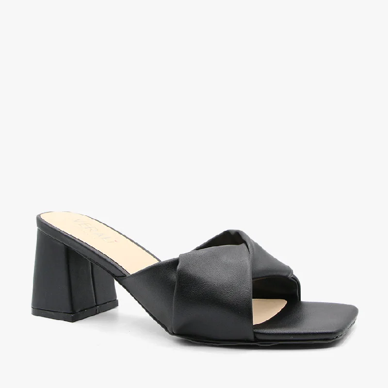 Versatile Heeled Sandals for Any Occasion---STELLA BLACK