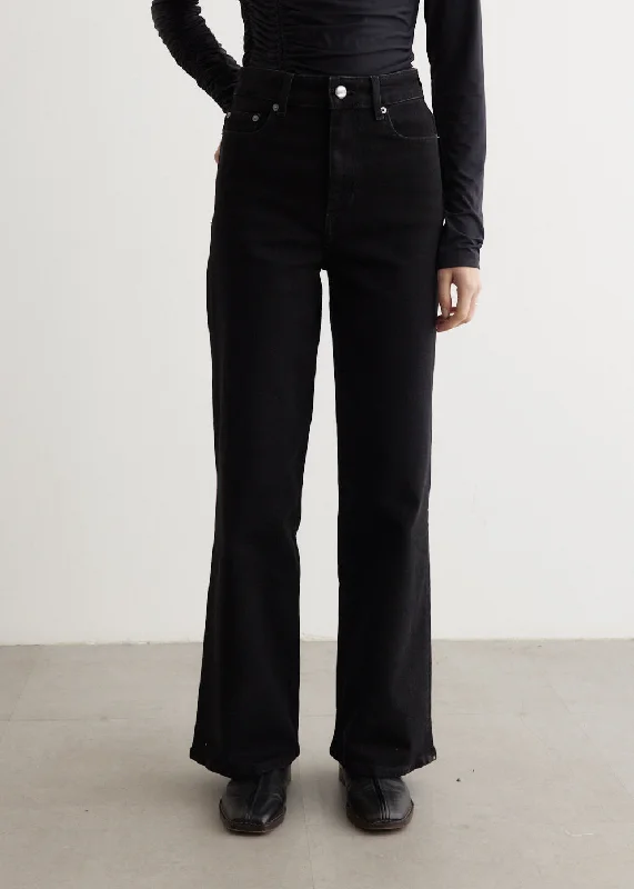 Women's denim jeans with a metallic finish-Andi Jeans