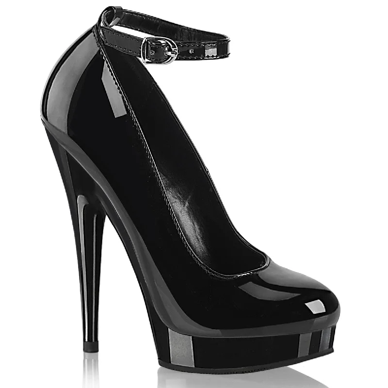 Versatile Heeled Sandals for Any Occasion---SULTRY-686 Black Patent/Black