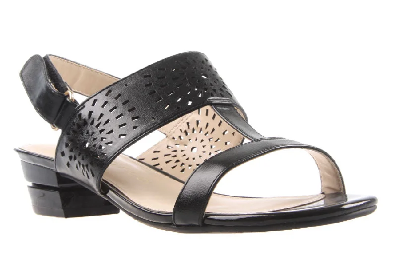 Versatile Heeled Sandals for Any Occasion---TERI BLACK