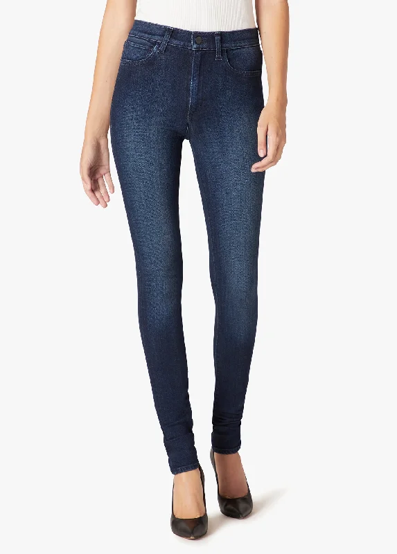Women's denim jeans with pockets-THE TWIGGY