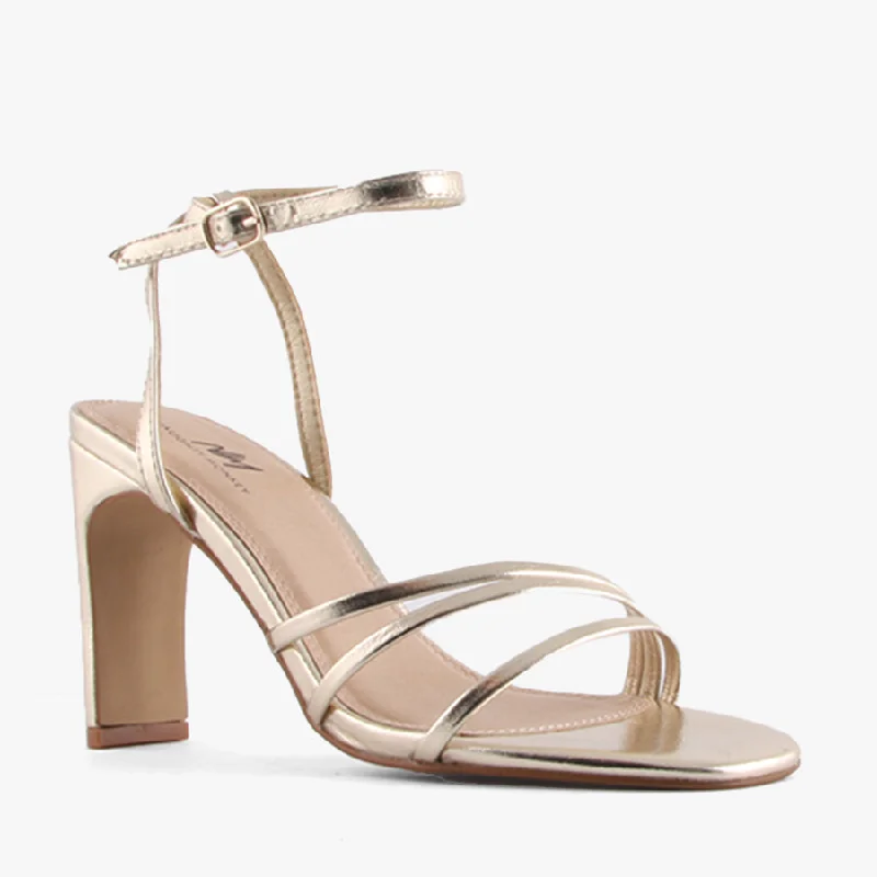 Versatile Heeled Sandals for Any Occasion---TIA GOLD