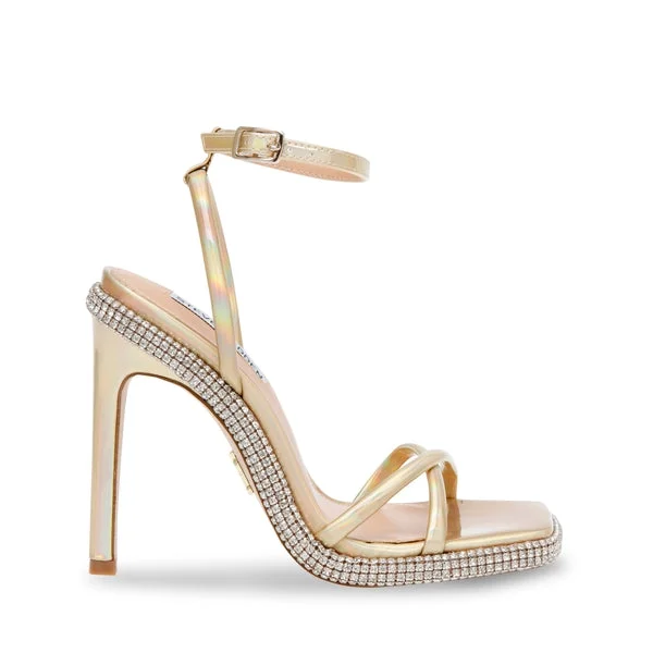 Versatile Dress Heels for Formal and Casual Wear---UPTEMPO GOLD IRIDESCENT