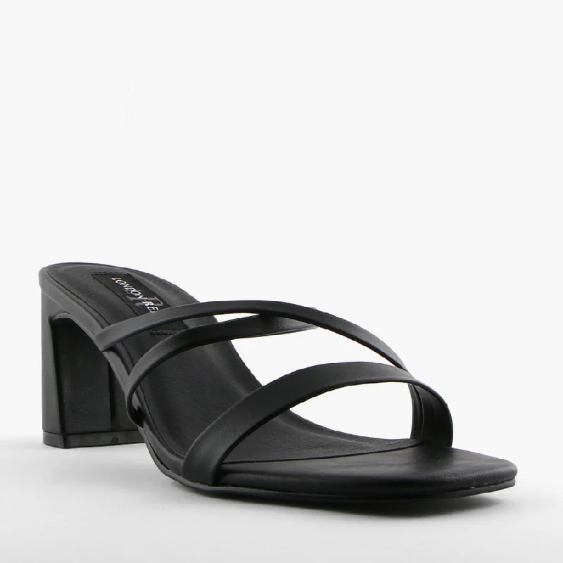 Versatile Heeled Sandals for Any Occasion---VAHLI BLACK