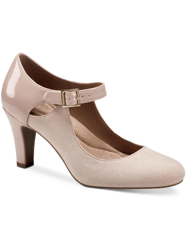 blush microsuede patent