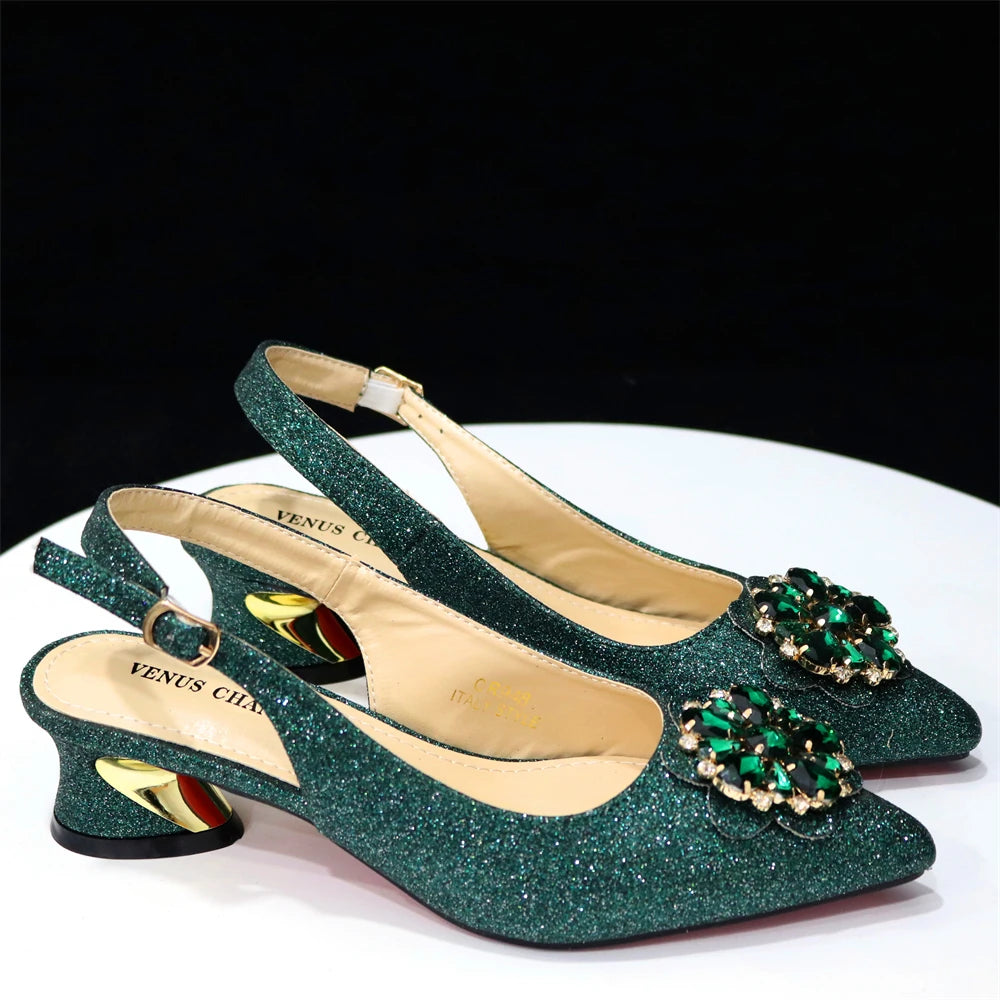 A PAIR SHOES GREEN