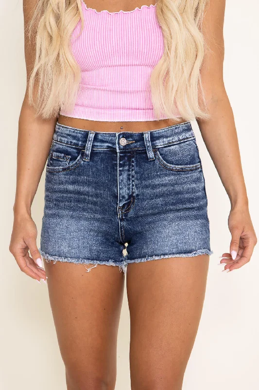 New brand that’s and the with -Vervet Rebecca High Rise Mild Acid Denim Shorts for Women | V2892