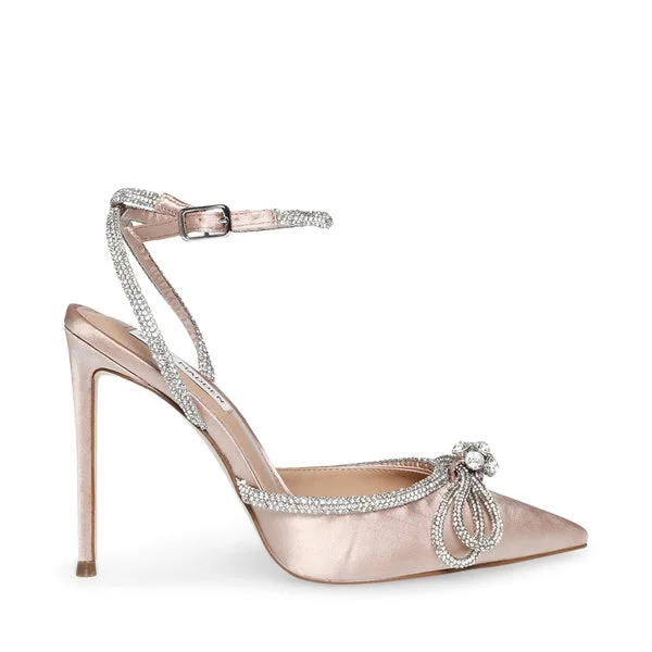 VIABLE BLUSH SATINAffordable Satin Heels with a Luxe Touch